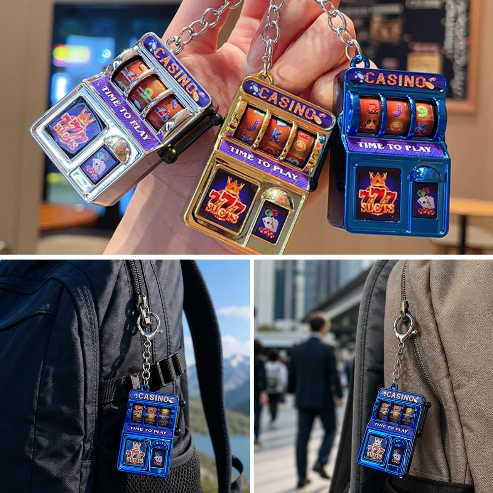 Arcade Game Jackpot - Llaveros de máquina de juego de